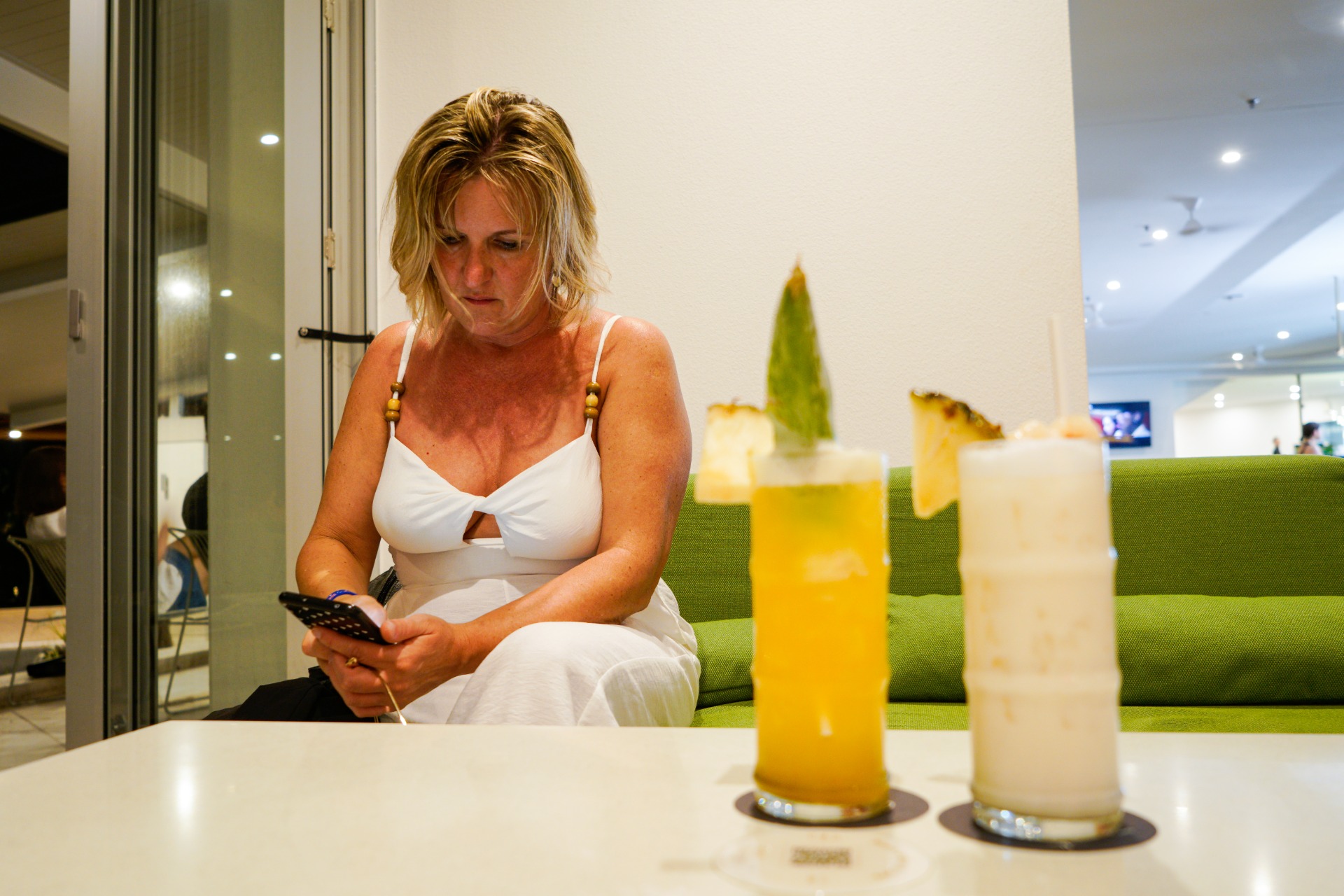 Esti koktélozás. Mango Colada....